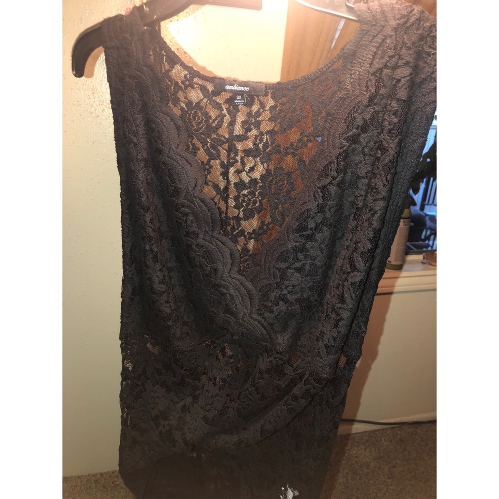 Plus size laced body suite